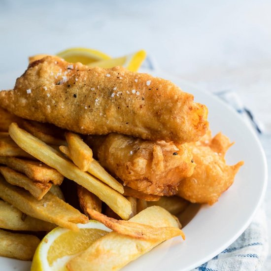 Beer Battered Cod