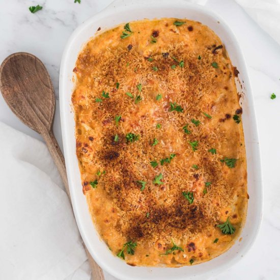 Cauliflower Mac and Cheese (Keto &