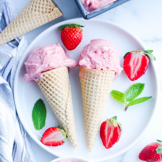 Strawberry Nice Cream