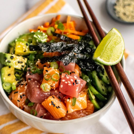 Whole30 Poke Bowls