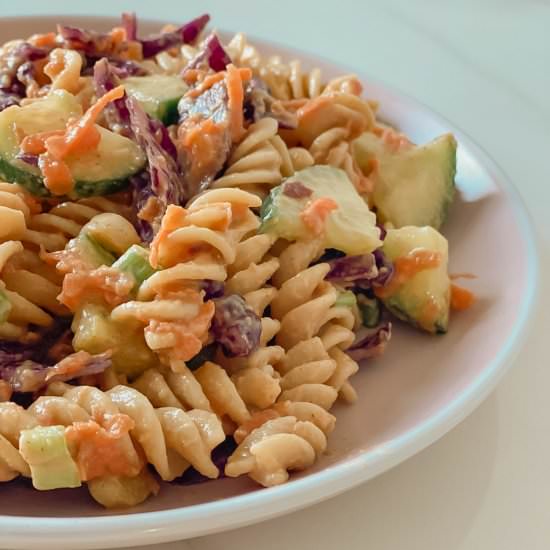 Veggie Thai Pasta Salad