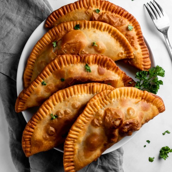 chebureki | fried beef pockets