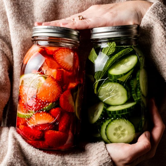 fruit infused vodka: three flavors