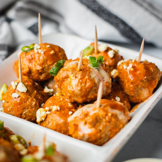 Buffalo Chicken Meatballs