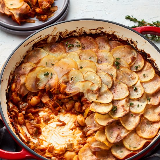 Jackfruit and Potato Pot Pie