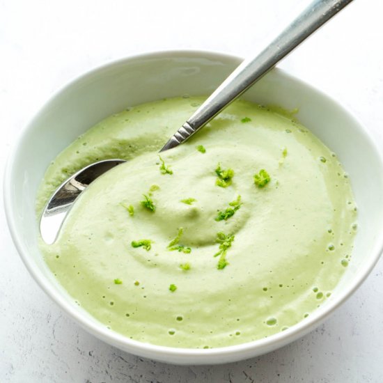 Cilantro Lime Cashew Cream