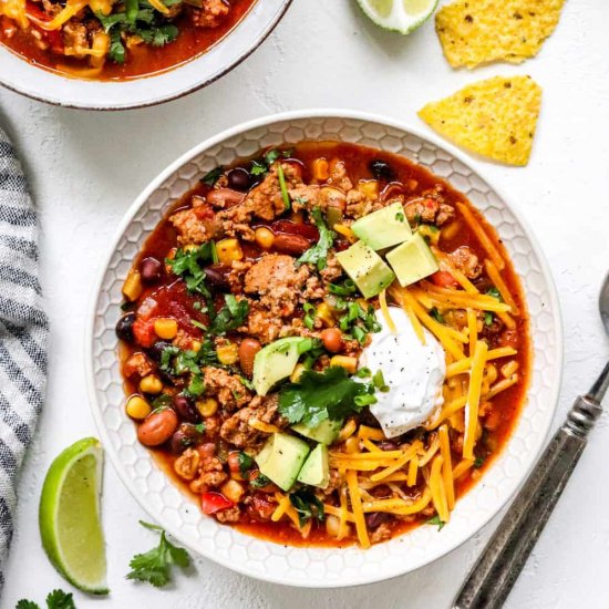 Instant Pot Healthy Turkey Chili