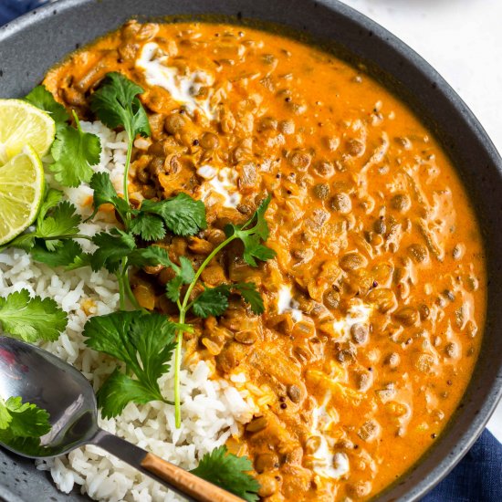 Creamy Coconut Lentil Curry