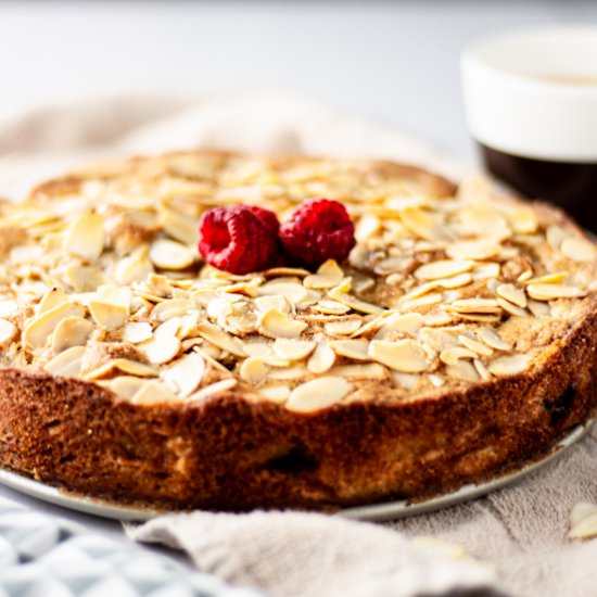 Pear and Raspberry Cake