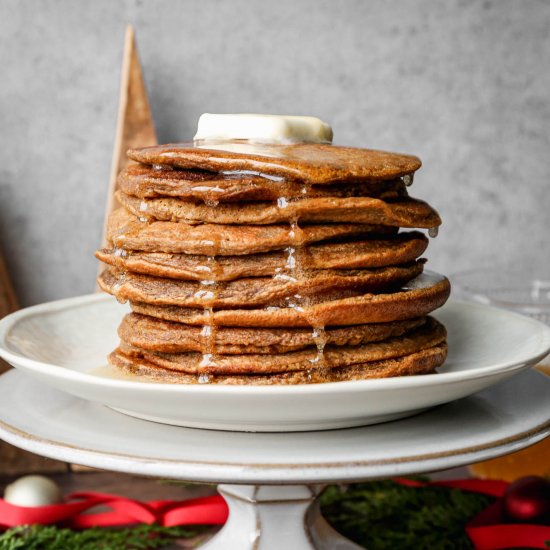 Gluten Free Gingerbread Pancakes