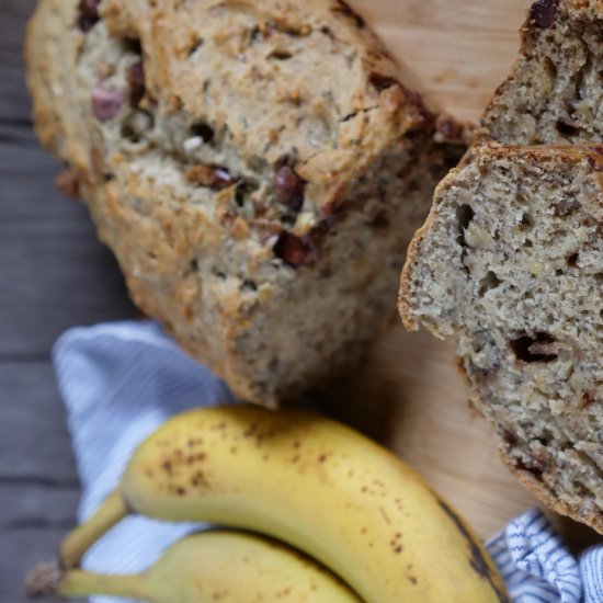 One Bowl Banana Bread