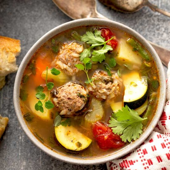 Mexican Albondigas Soup