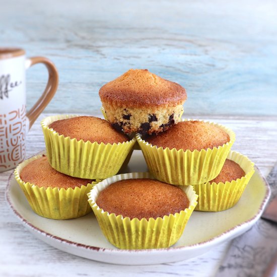 Lemon chocolate chips muffins