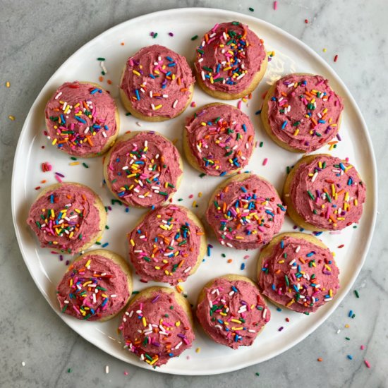 Frosted Soft Sugar Cookies