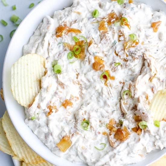 Healthy French Onion Dip