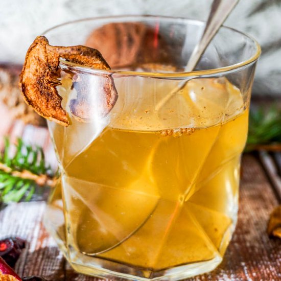 Homemade Apple Cinnamon Linden Tea