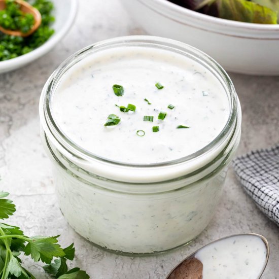 Homemade Ranch Dressing