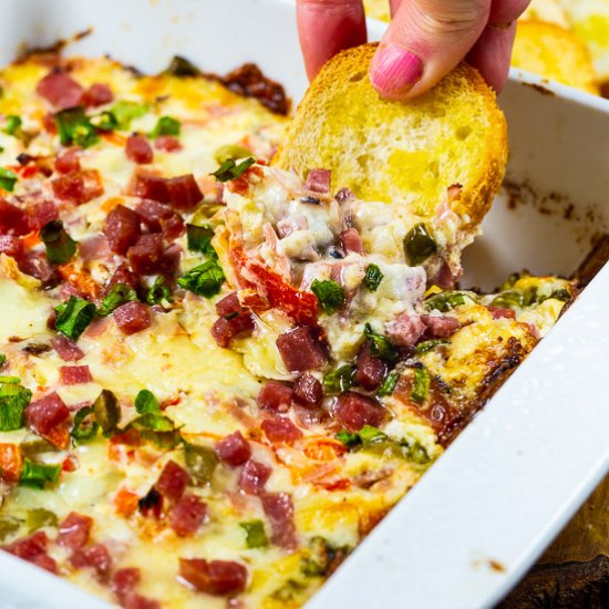 Hot Muffaletta Dip