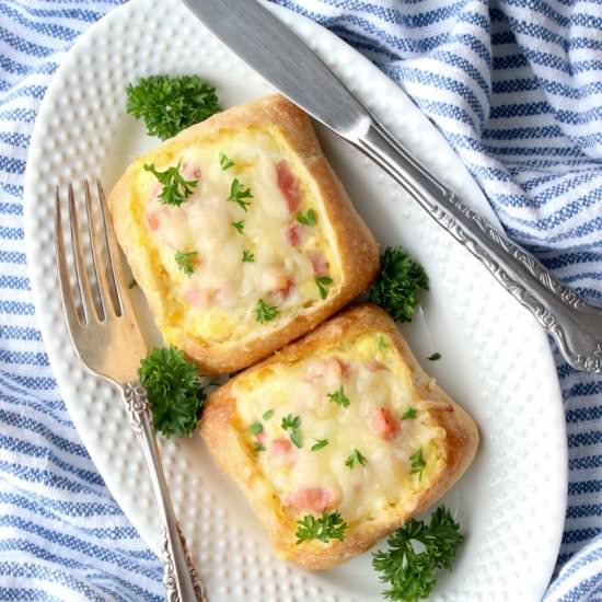 Quiche Egg Boats