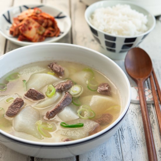 Korean Beef Radish Soup