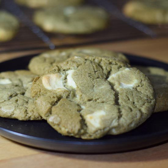 Matcha White Chocolate Cookies