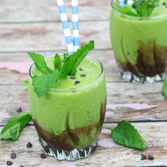 Mint Chocolate Chip Smoothie