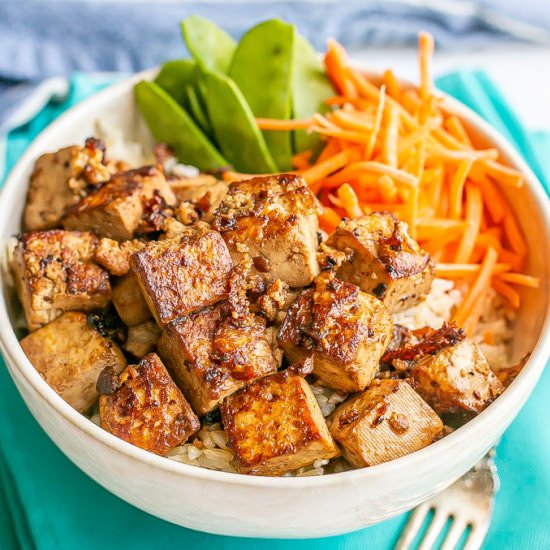 Soy marinated tofu