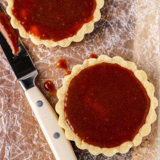 Mini Whiskey Caramel Tarts