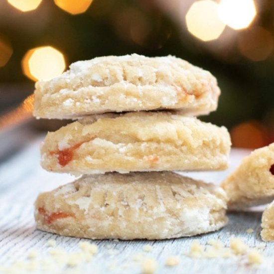 Croatian Skoljkice Shell Cookies