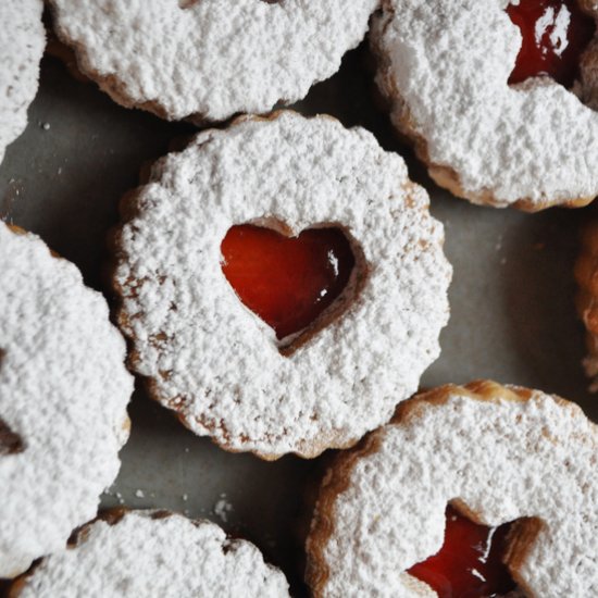 Nut Free Linzer Cookies