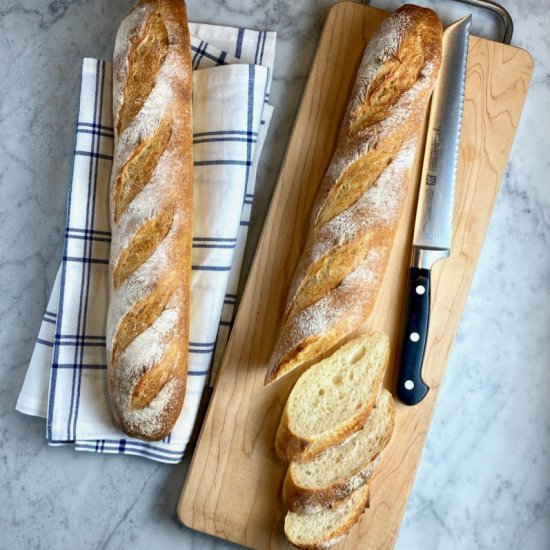 Sourdough Baguettes