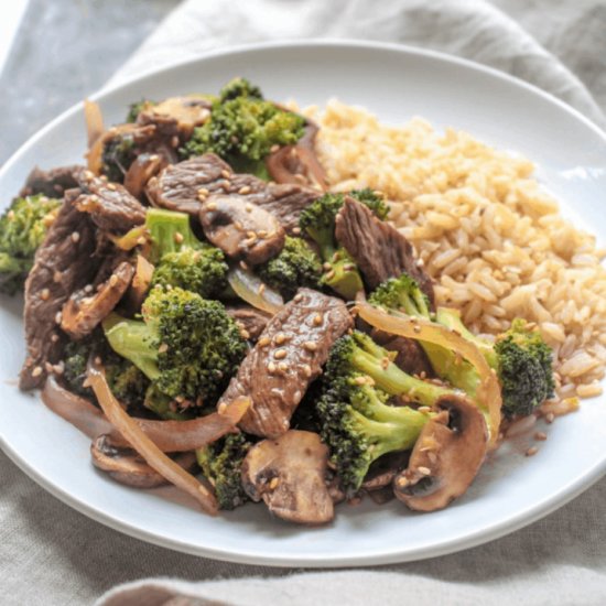 Healthy Beef & Broccoli Stir Fry