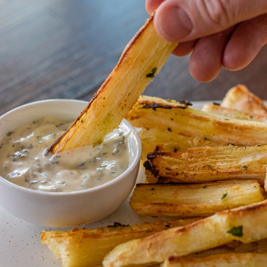 Baked Yucca Fritters