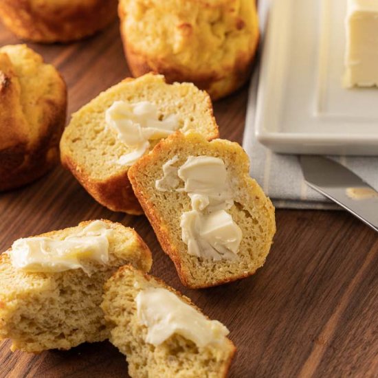 Keto Cornbread Muffins