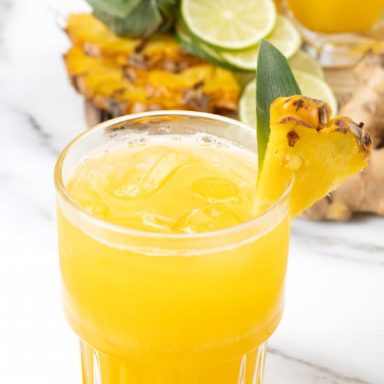 Pineapple Ginger Juice Recipe