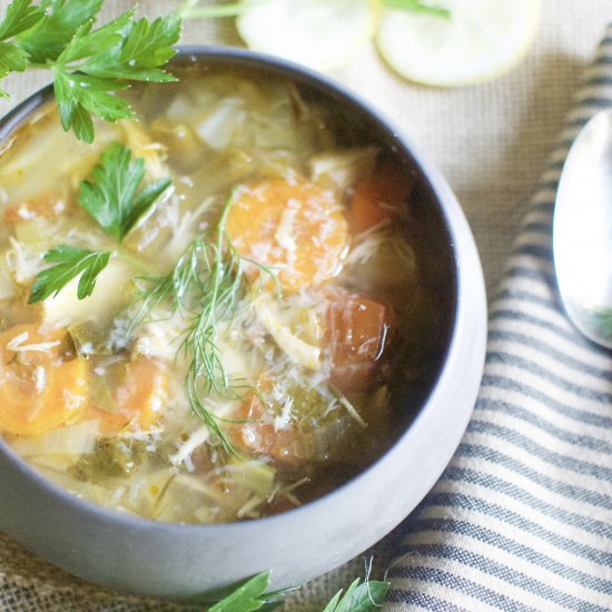 hearty chicken vegetable soup