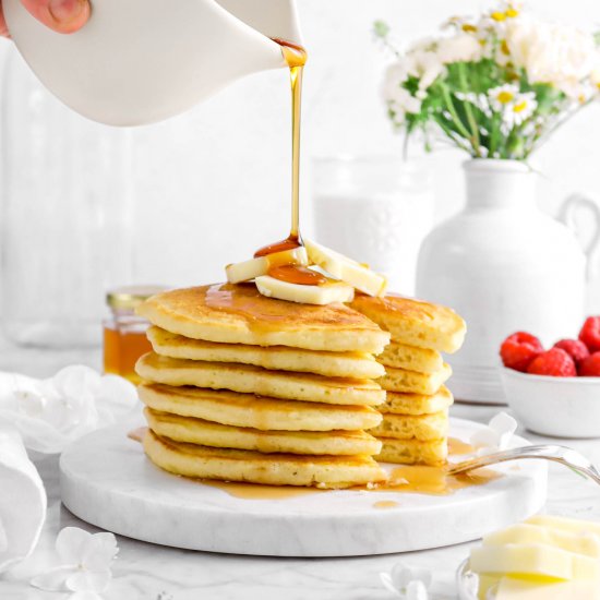 Homemade Buttermilk Pancakes