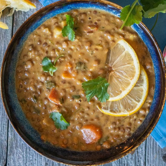 Instant Pot Somali Lentil Stew