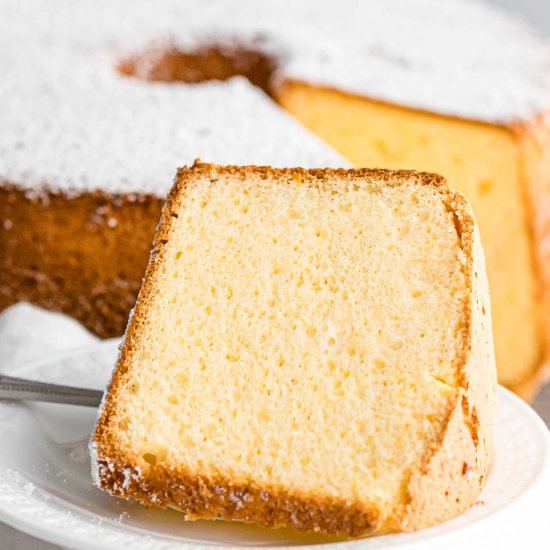 Light and Fluffy Chiffon Cake