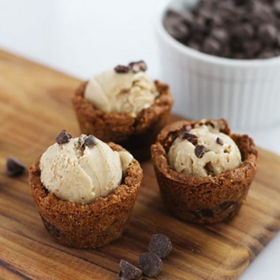 Choc. Chip Cookie Cups & Nice Cream