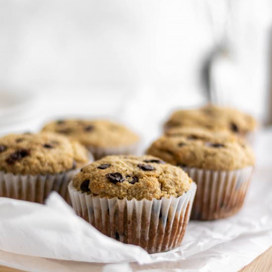 Vegan Almond Flour Banana Muffins