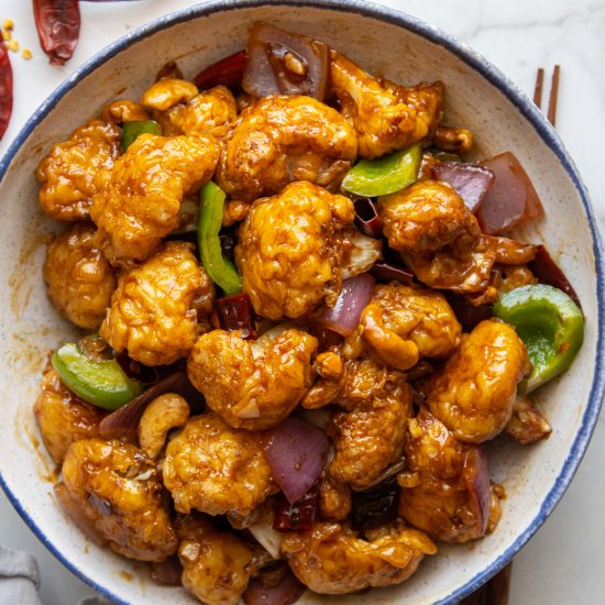 Vegan Kung Pao Cauliflower