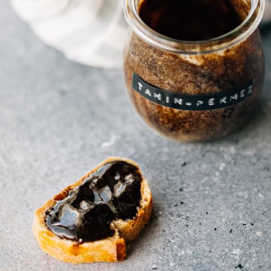 tahini and molasses dip