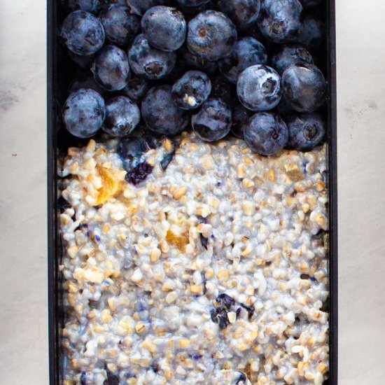 blueberry lemon oatmeal