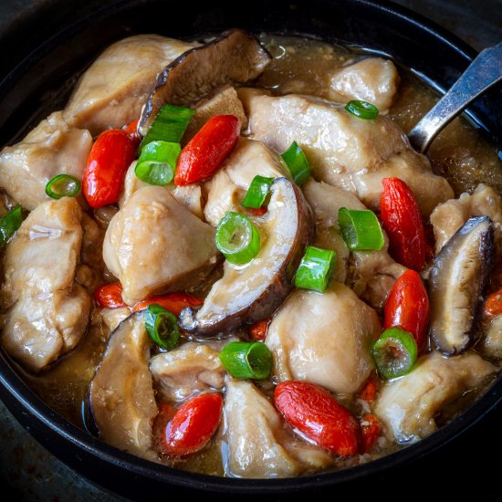 Asian steamed chicken