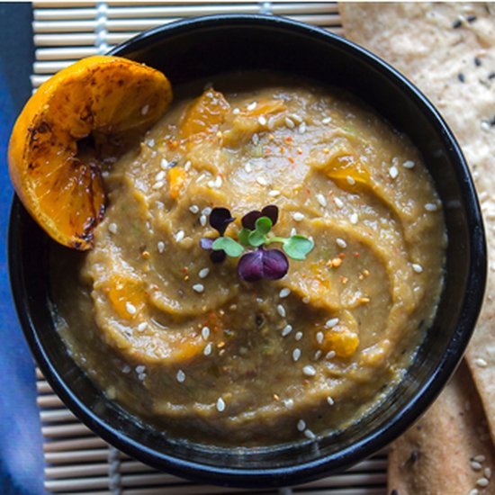 Eggplant Dip w Miso & Orange