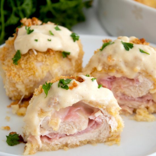 Baked Chicken Cordon Bleu