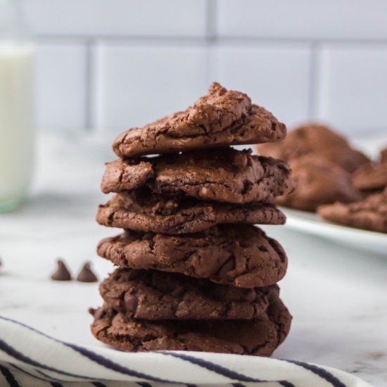 Double Chocolate Chip Cookies