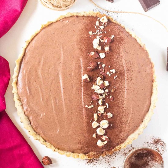 Hazelnut Chocolate Mousse Tart