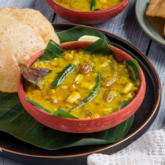 Bengal Gram dal with coconut